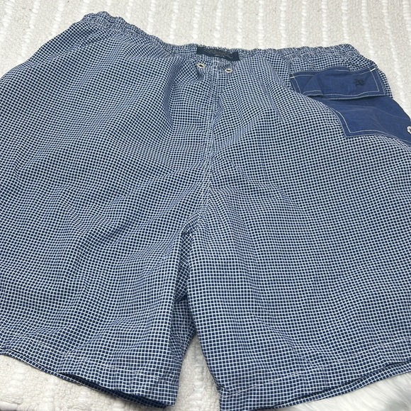 pal zileri concept Check swim trunk Men’s 4XL Inseam 5.5” Blue Swimwear - Picture 10 of 10